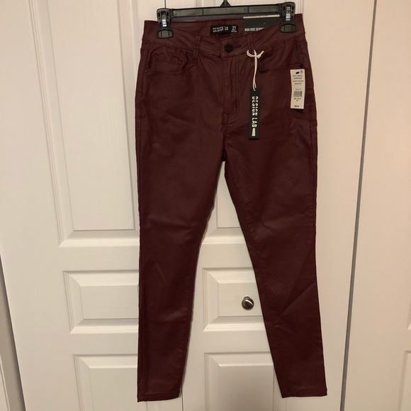 Design Lab Lord & Taylor Pants - Vegan Leather high rise skinny pant